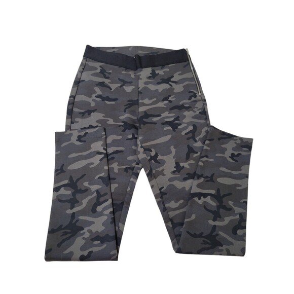 NWT GAP Ponte Legging Black Camo Side Zip Pants Size S C5 - Picture 10 of 10